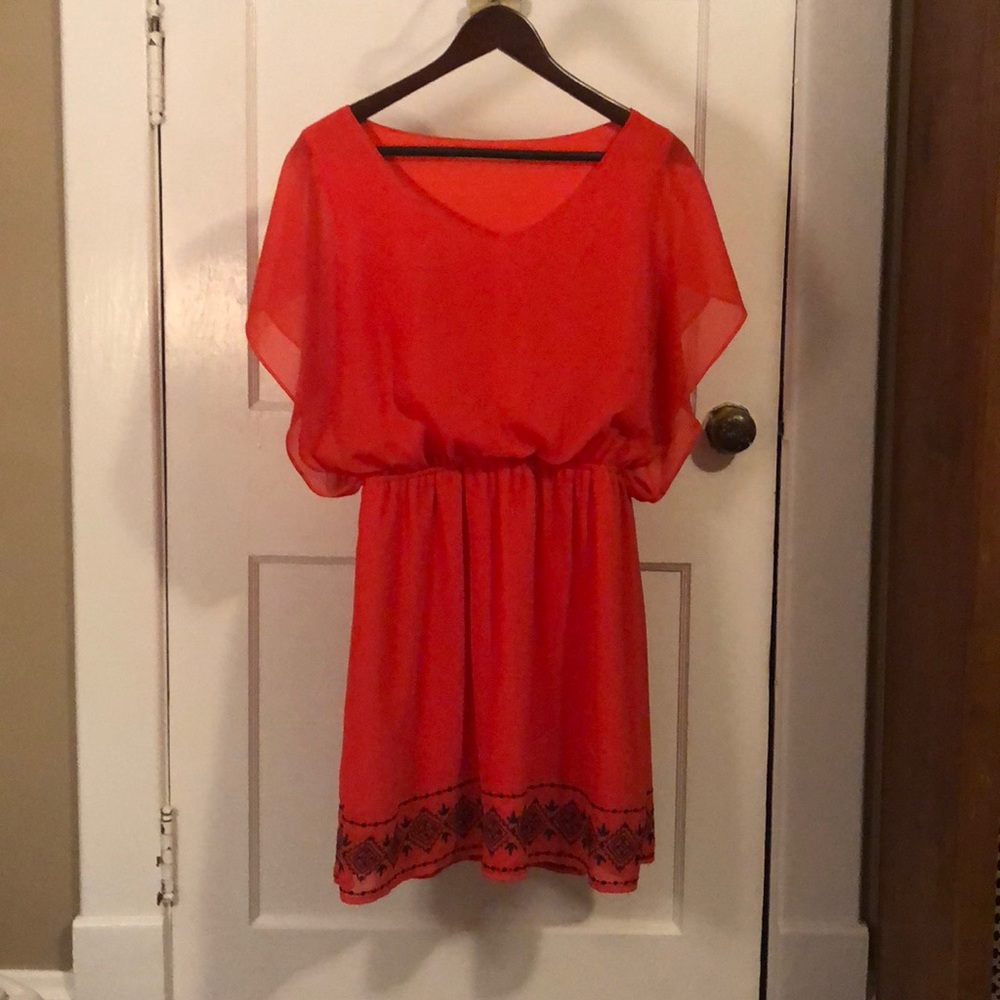 Summer Dress with Embroidery detailing